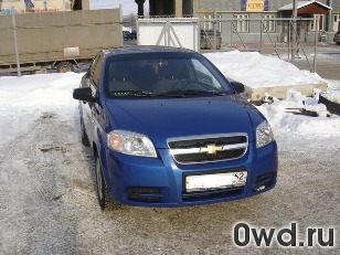 Битый автомобиль Chevrolet Aveo