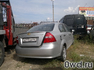 Битый автомобиль Chevrolet Aveo