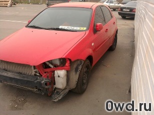 Битый автомобиль Chevrolet Lacetti