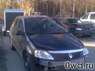 Битый автомобиль Renault Logan