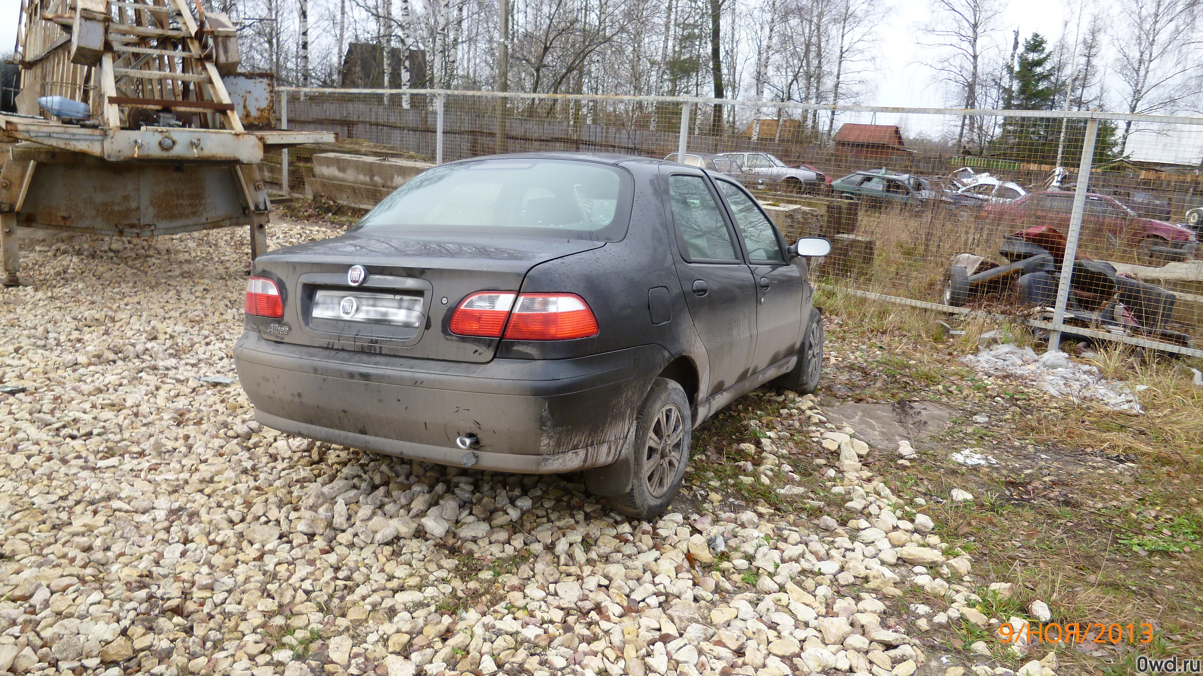 Битый автомобиль FIAT Albea (2009) в Рязани