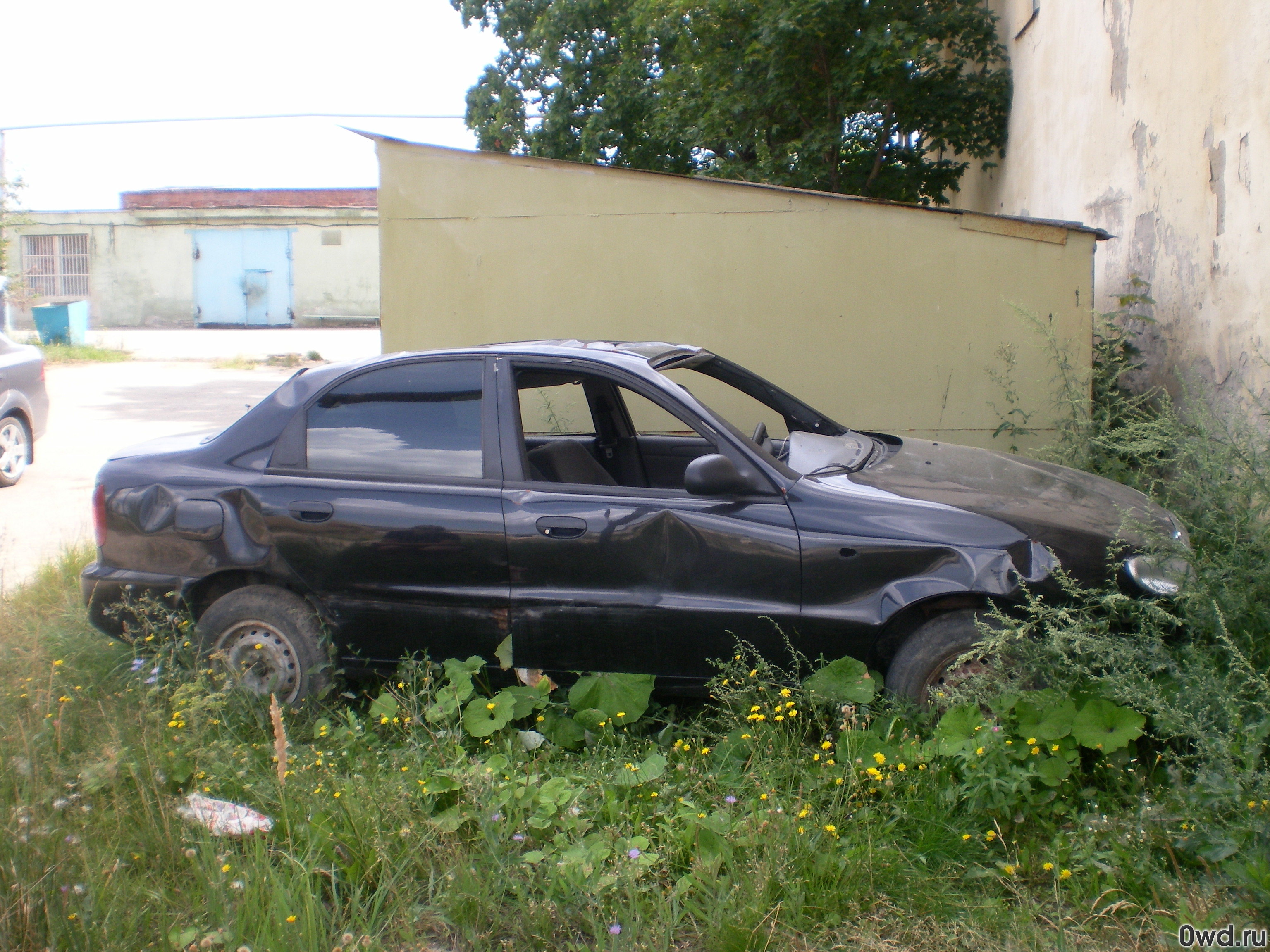 Битый автомобиль Chevrolet Lanos (2007) в Рязани